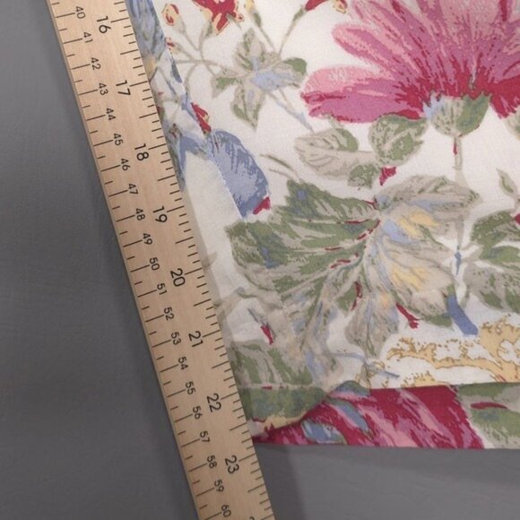 NWT WAYF Anthropologie Floral Tube Belted Jumpsuit LARGE Strapless Wide Leg - Picture 8 of 14